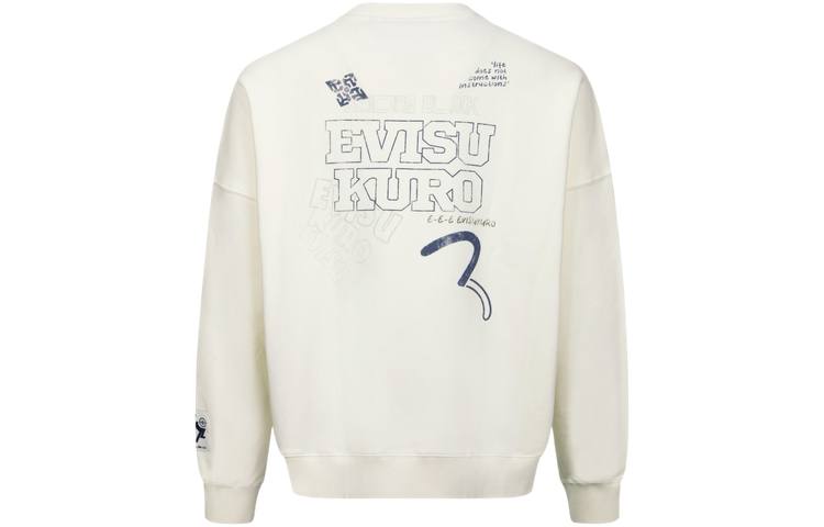 EVISU EVISU Sweatshirts Men's Crew Neck Moderate Regular