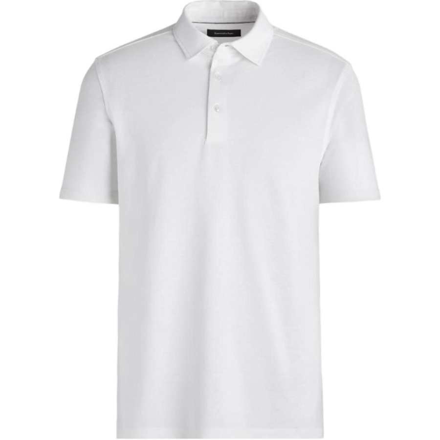 Ermenegildo Zegna SS23 Polo Shirt Men's White