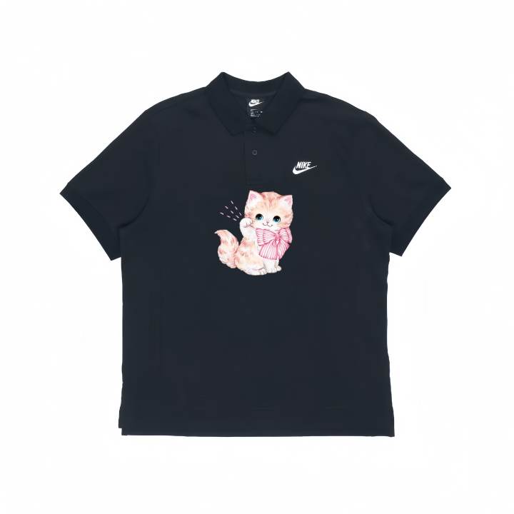 Nike Nike Polo Shirts Unisex Black Polo Collar Moderate