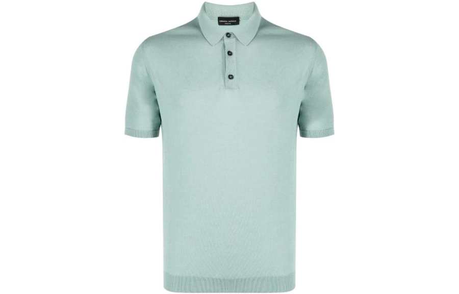 ROBERTO COLLINA cotton polo-shirt
