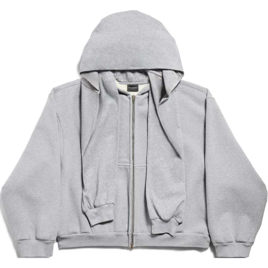 Balenciaga FW24 Unity Sport Icon Incognito Zip-Up Hoodie
