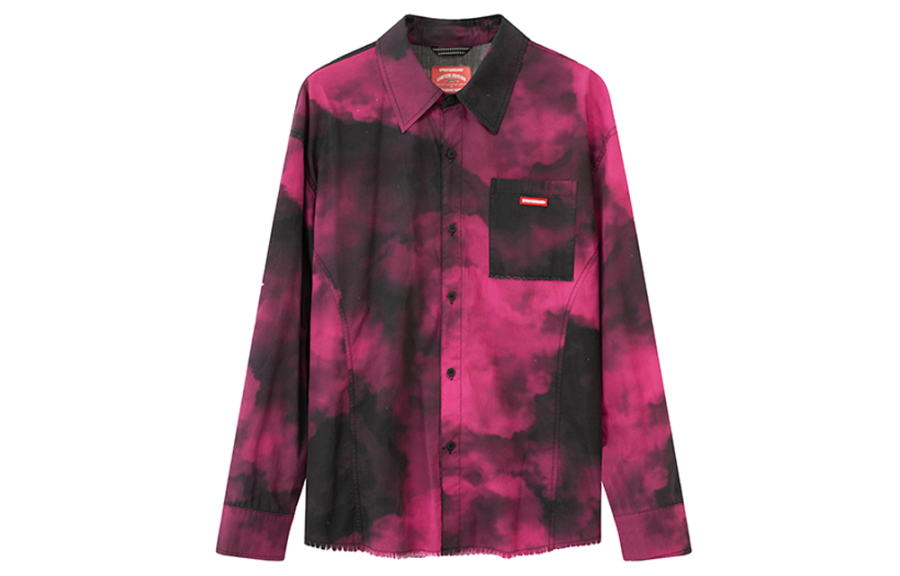 SPRAYGROUND SPRAYGROUND Shirts Unisex Rose Red Lapel Moderate Other
