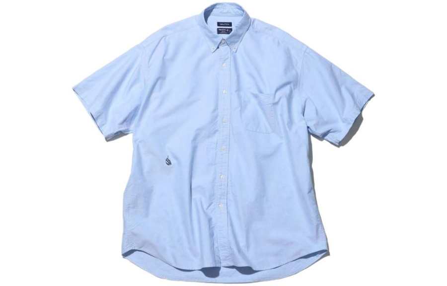 NAUTICA JAPAN Shirts Men's Lapel Moderate Shirt