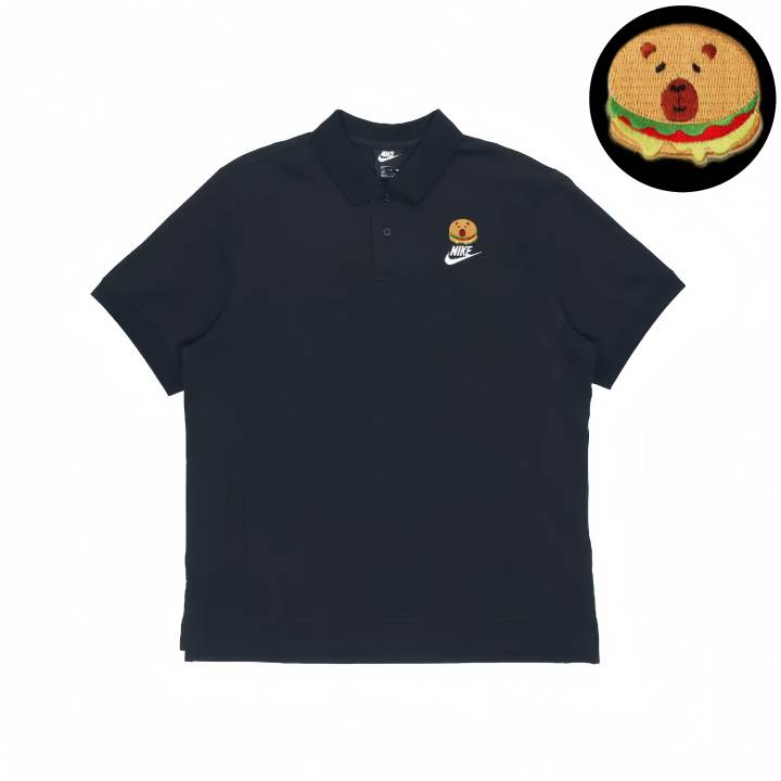 Nike Nike Polo Shirts Unisex Black Polo Collar Moderate
