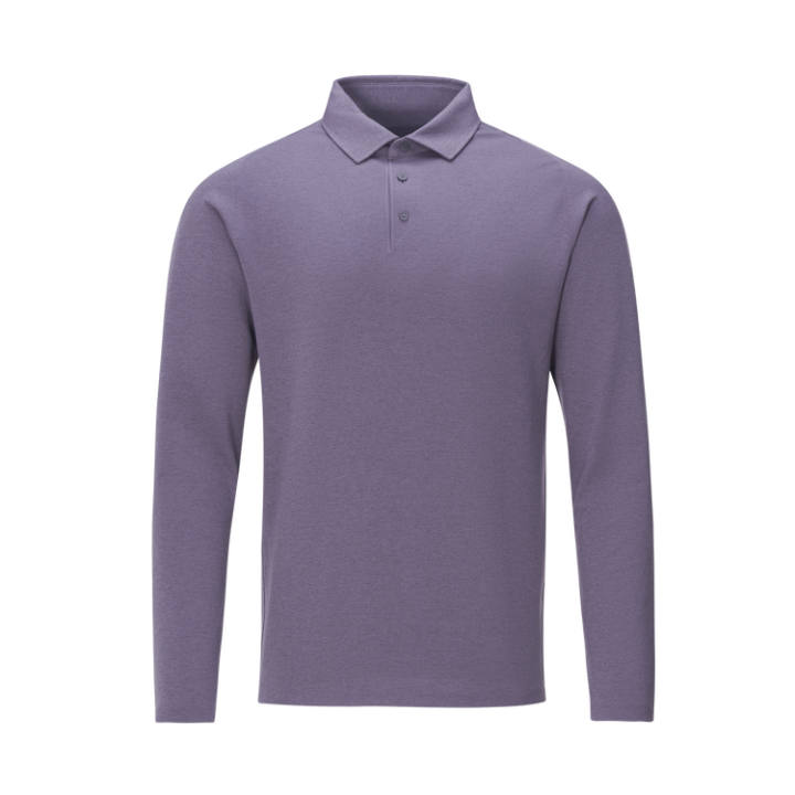 DESCENTE DESCENTE DUALIS Urban Commute Long Sleeved Polo Shirt Men's