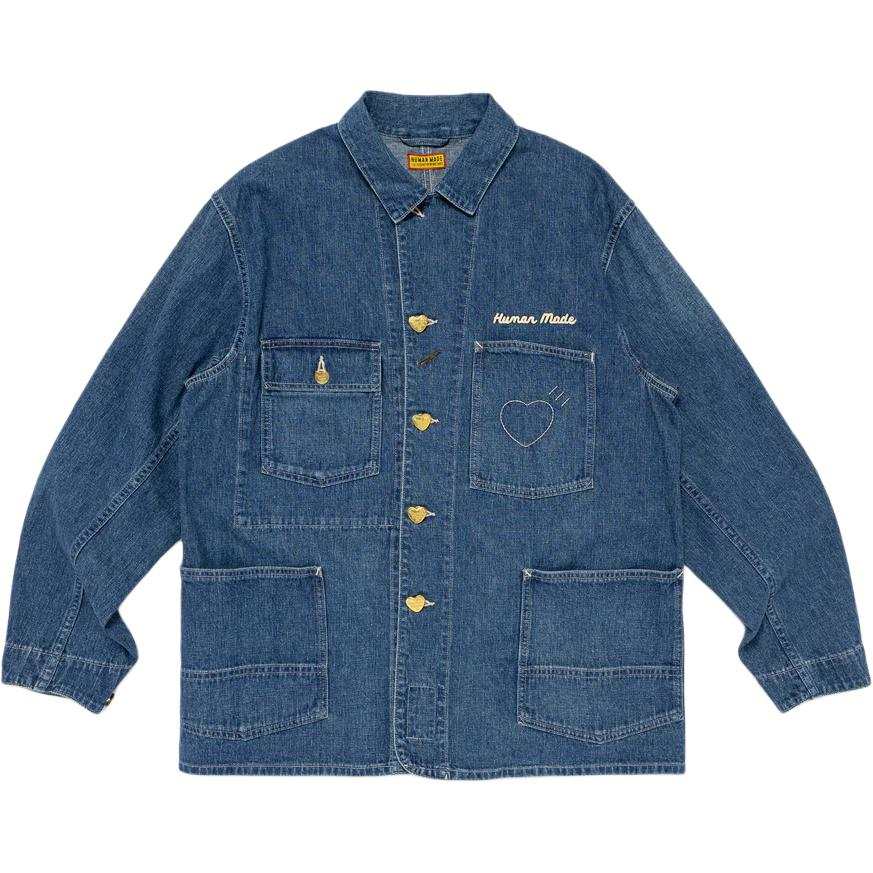HUMAN MADE HUMAN MADE Heart embroidered Denim Jacket
