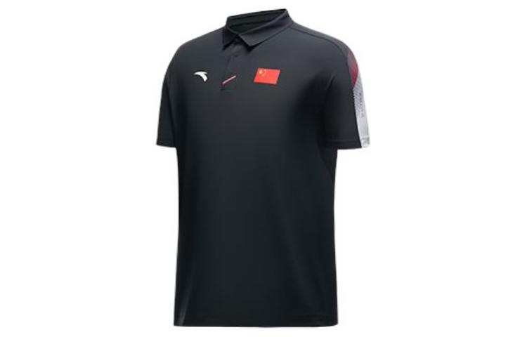 Anta Sports Life Collection Polo Shirt Unisex Black