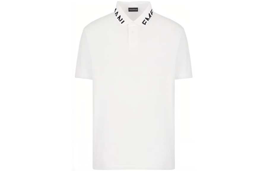 EMPORIO ARMANI SS23 Polo Shirt Men's White