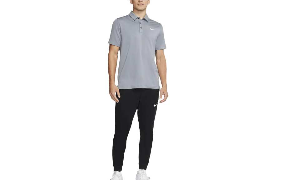 Nike Nike Polo Shirts Men's Cool Gray Polo Collar Moderate Straight Fit