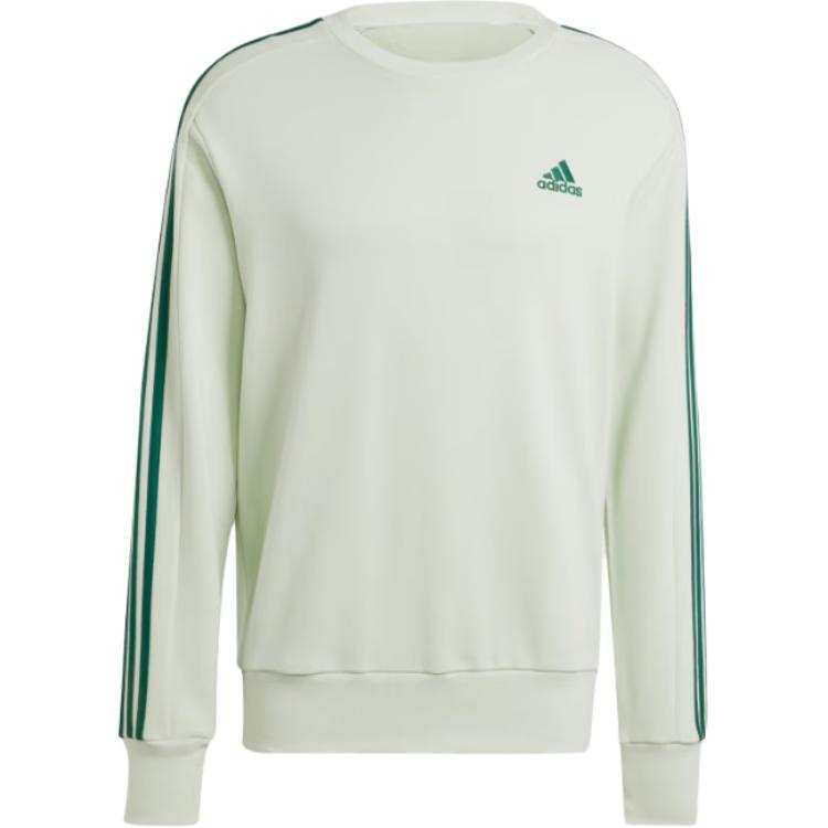 Adidas Adidas ESSENTIALS FRENCH TERRY 3 STRIPES SWEATSHIRT Men's Linen Green