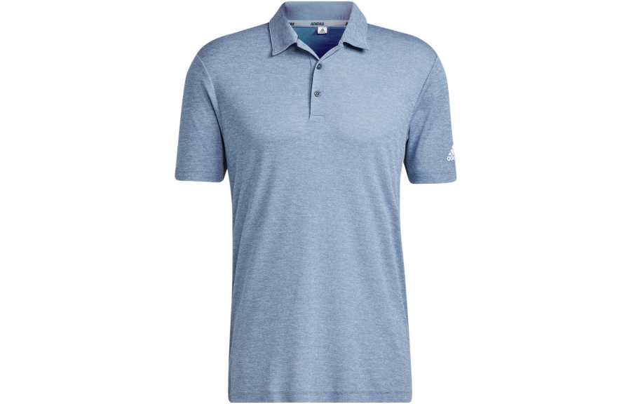Adidas Adidas Polo Shirts Men's Blue Polo Collar Moderate Straight Fit