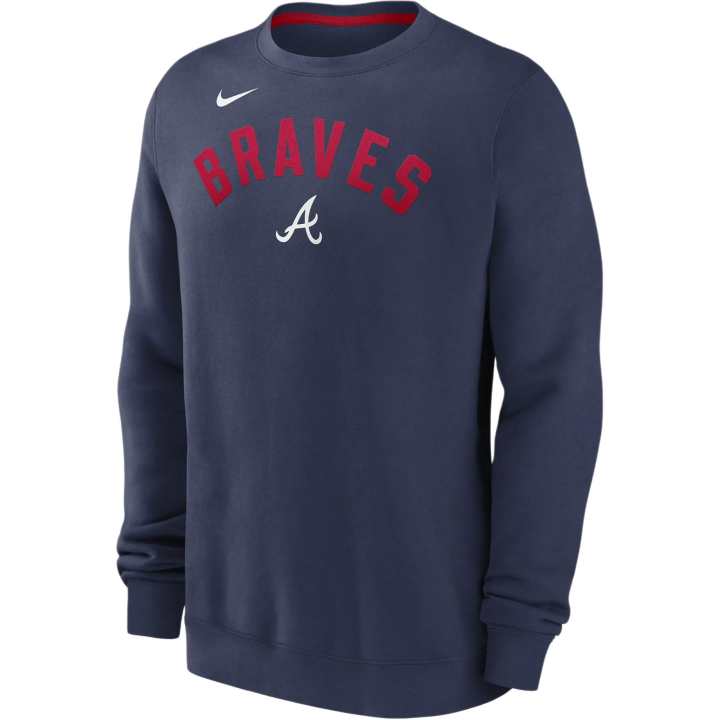 Nike Nike MLB Collaboration Atlanta Braves Classic Sweatshirt Atlanta Braves Men's Marine Blue