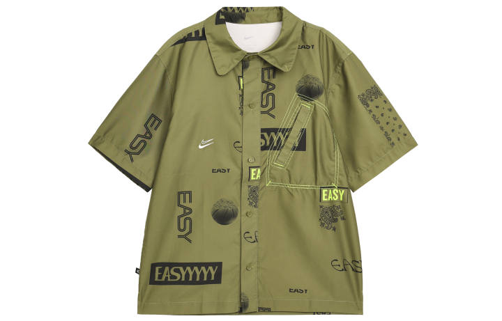 Nike Nike Shirts Men's Green Lapel Moderate Other