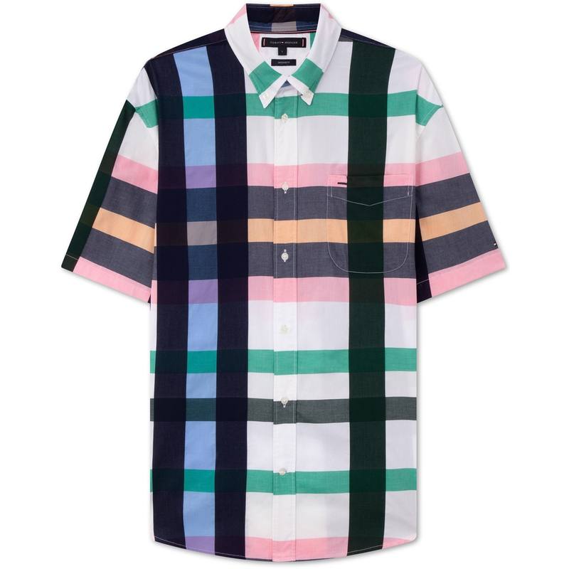 Tommy Hilfiger Shirt Men's Multicolor Plaid