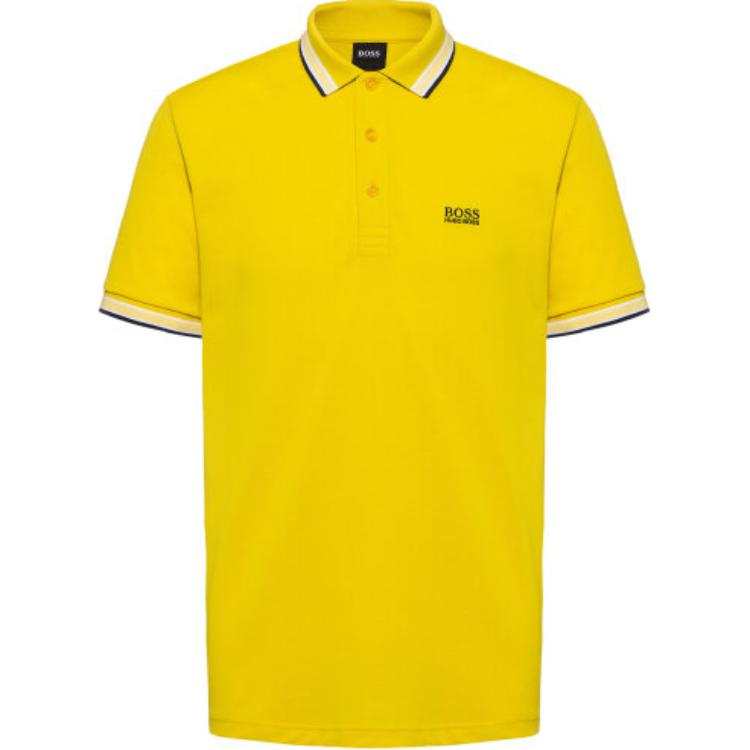 HUGO BOSS Polo Shirt Men's Yellow