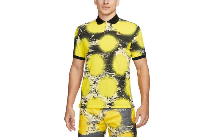 Nike Nike Polo Shirts Men's Yellow Polo Collar Thin Other