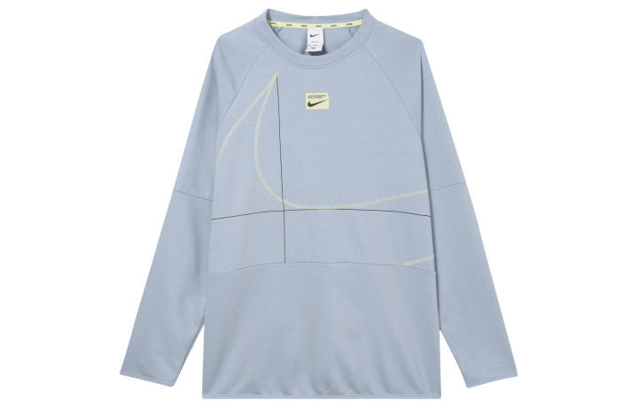 Nike Nike Sweatshirts Men's Blue Crew Neck Moderate Regular