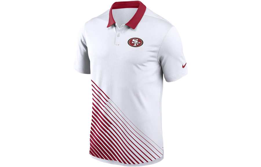 Nike Nike Dri Fit Polo Shirts Men's White Polo Collar Moderate Straight Fit