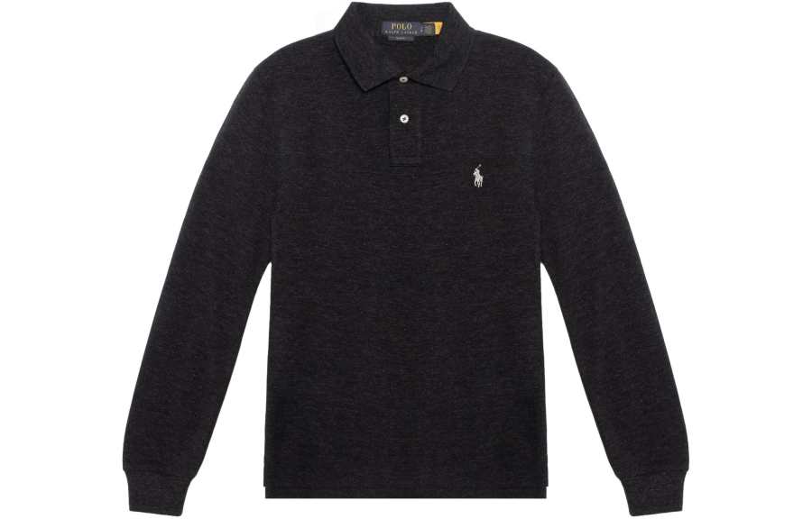 Polo Ralph Lauren Pony Embroidered Long Sleeved Polo Shirt