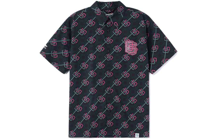 Li-Ning Li Ning Badfive Shirts Unisex Black Pointed Collar Moderate Other