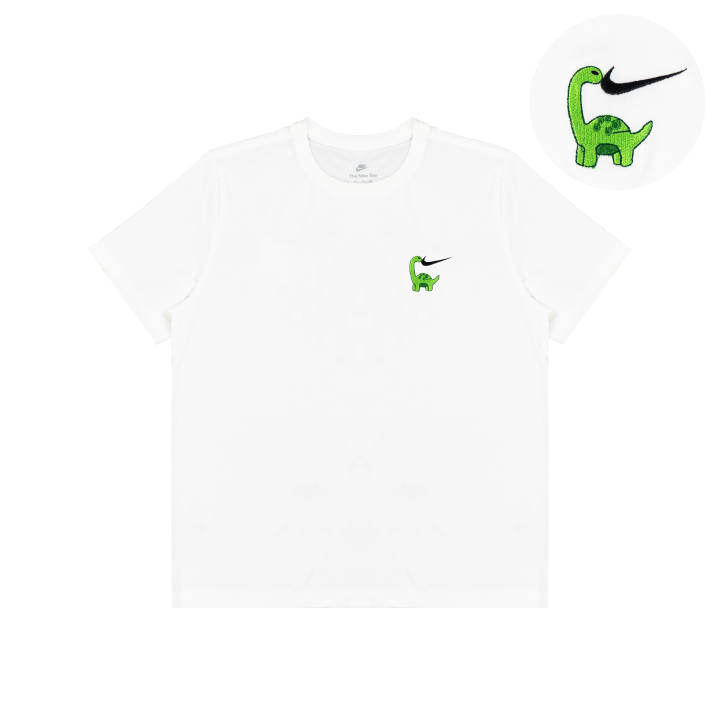 Nike Nike T Shirts Unisex White Crew Neck Moderate Straight Fit