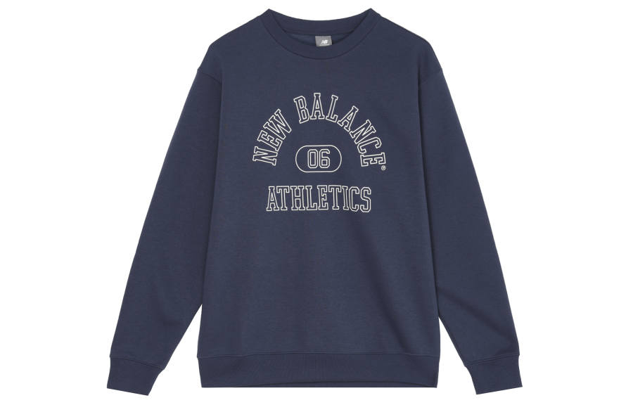 New Balance New Balance Graphic French Terry Sweat Crew Sweatshirt Men's Marine Blue