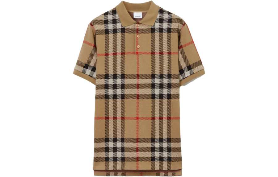 Burberry SS23 Polo Shirt Men's Beige