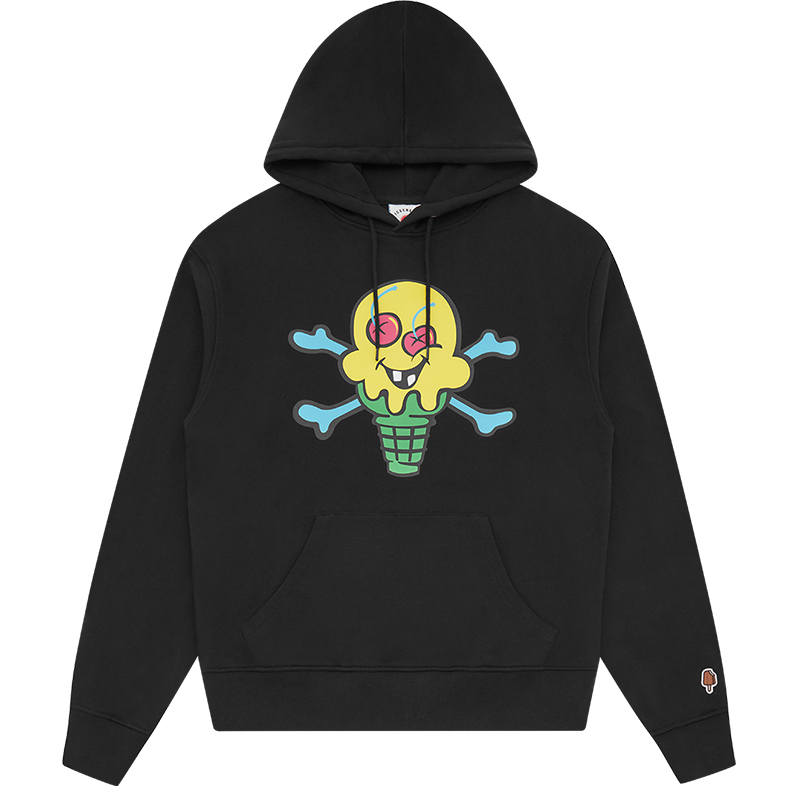 Ice Cream Icecream Cones & Bones Cotton Hoodie