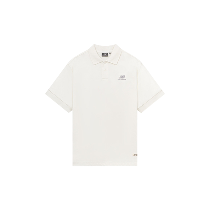 New Balance New Balance Polo Shirt Men's Ivory White