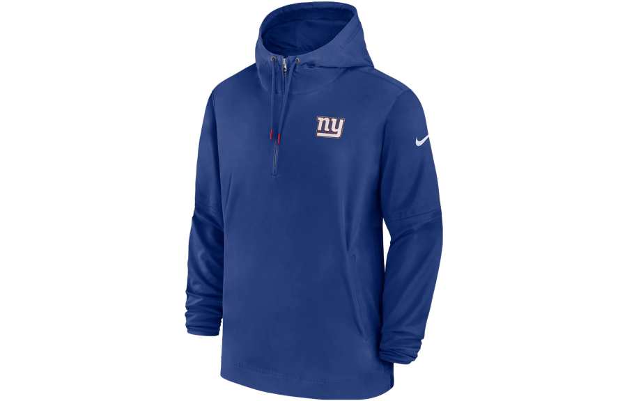 Nike Nike New York Giants Pure Fury Sideline Men's Nike Dri-FIT Nfl Long-Sleeve Hooded Top
