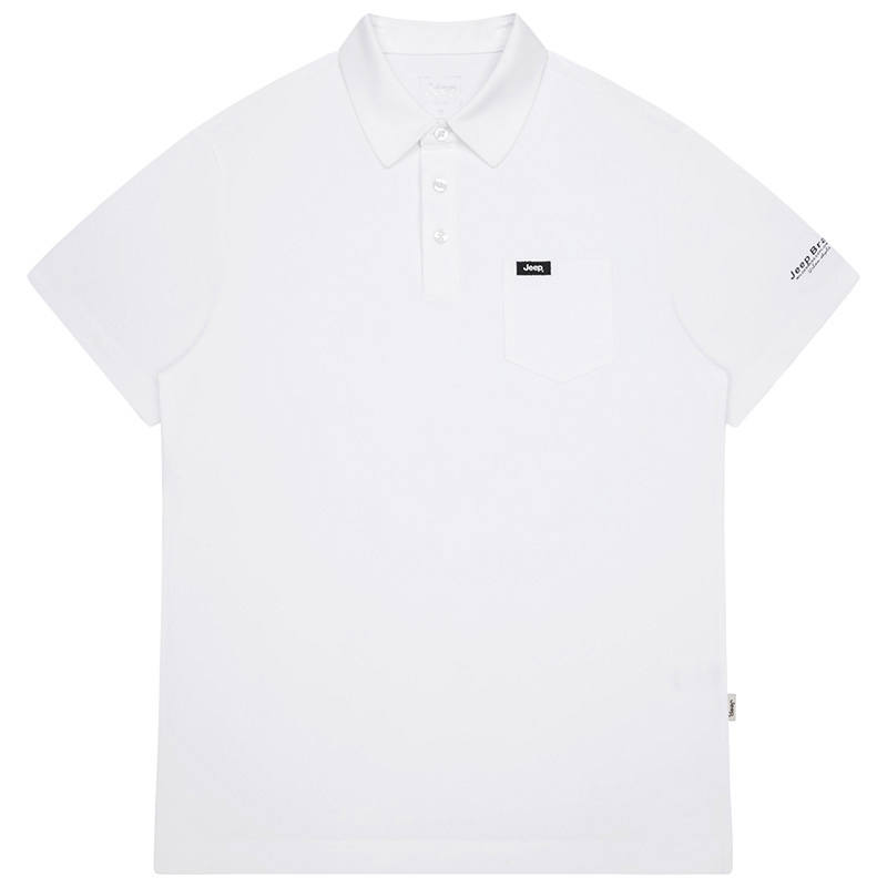 Jeep Polo Shirt Unisex Polar White