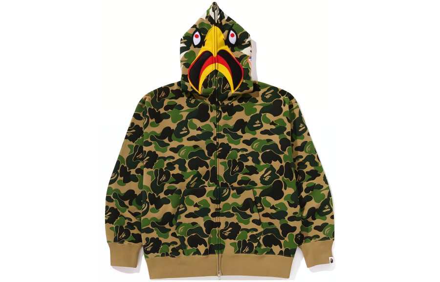 A BATHING APE A Bathing Ape Full-Zip Printed Hoodie