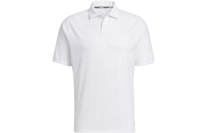 Adidas Adidas Polo Shirts Men's White Polo Collar Moderate Straight Fit