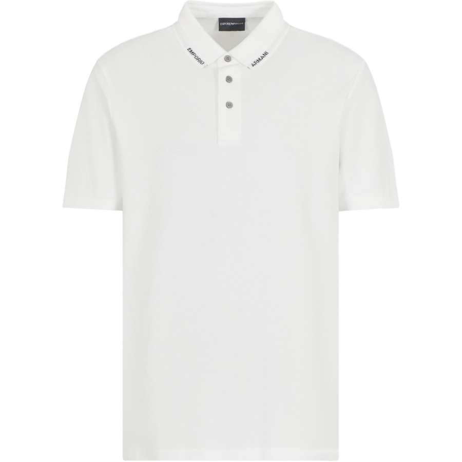 EMPORIO ARMANI SS25 Polo Shirt Men's White