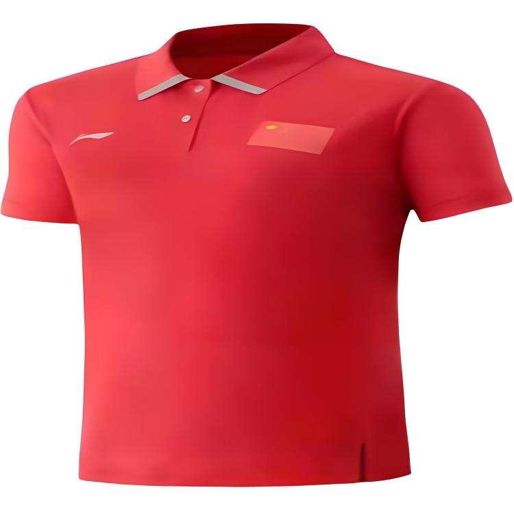 Li-Ning Li Ning Glory Series Polo Shirt Unisex Red