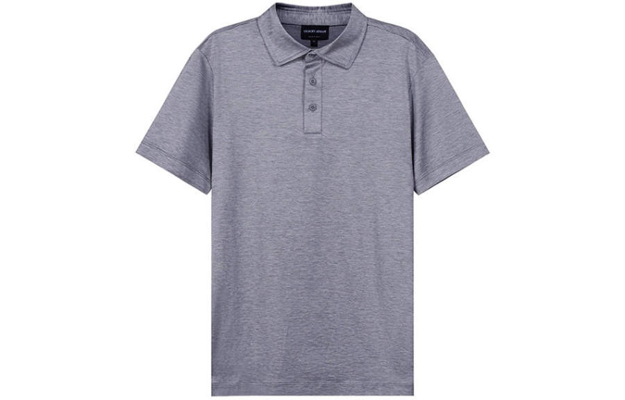 Giorgio Armani Silk and cotton-mélange jersey polo shirt