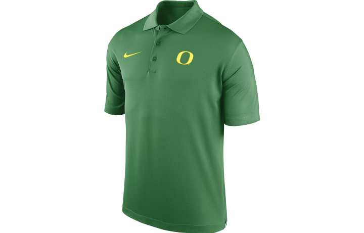 Nike Nike Polo Shirts Men's Green Polo Collar Moderate Straight Fit