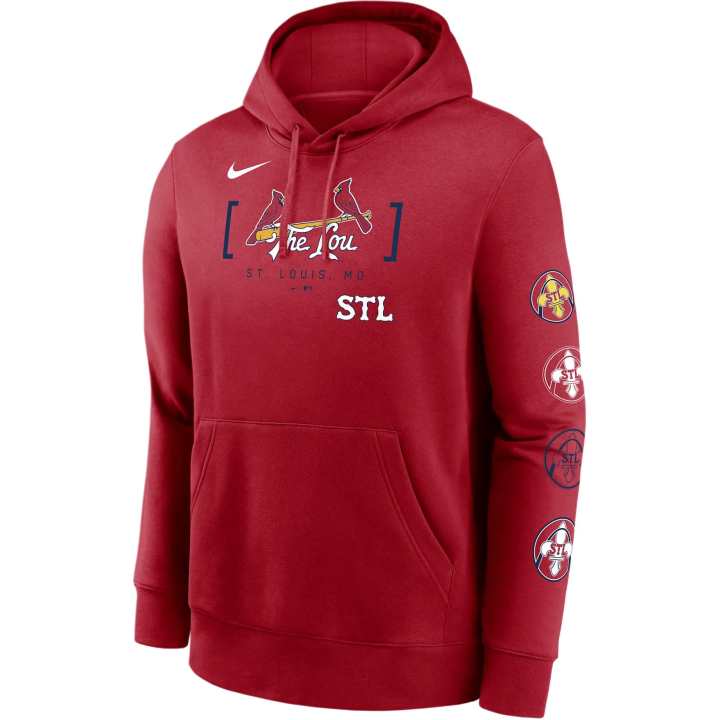 Nike Nike Sweatshirts Men's Red Hooded Moderate Regular