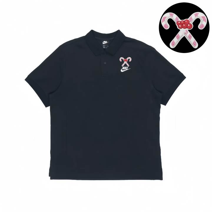 Nike Nike Polo Shirts Unisex Black Polo Collar Moderate