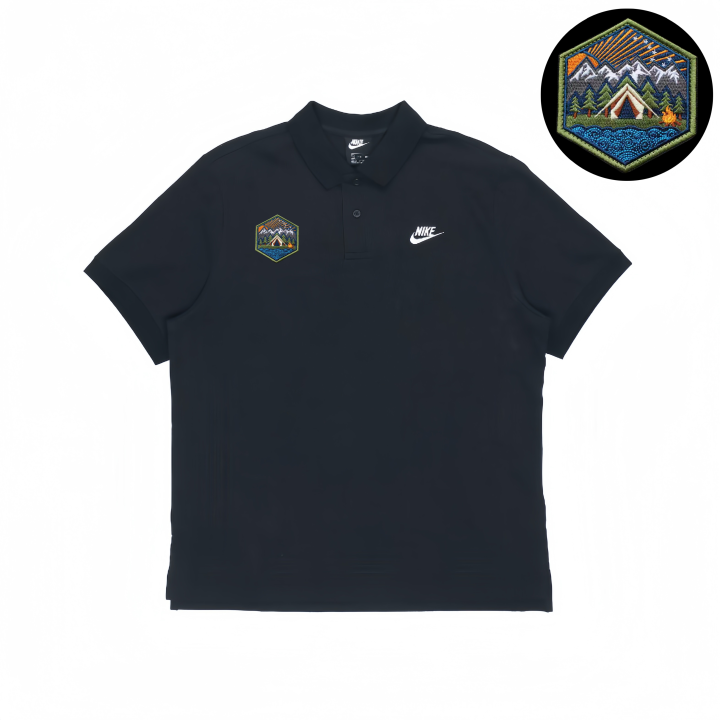 Nike Nike Polo Shirts Unisex Black Polo Collar Moderate