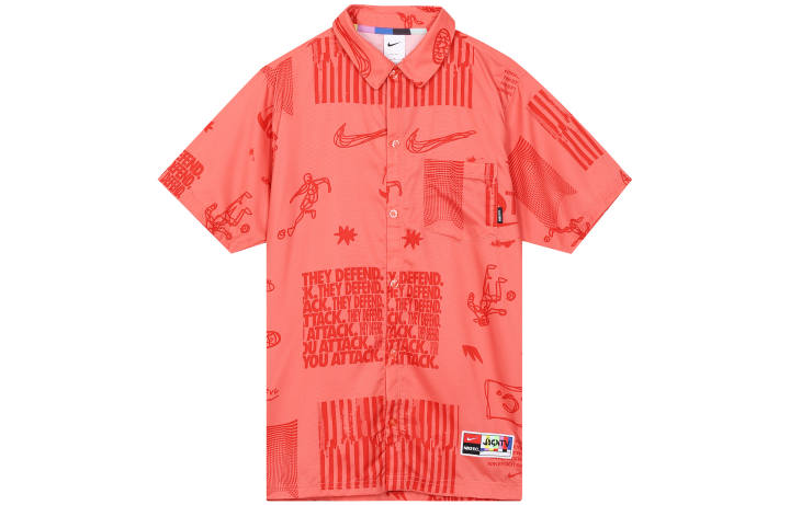 Nike Nike Shirts Men's Red Lapel Moderate Other