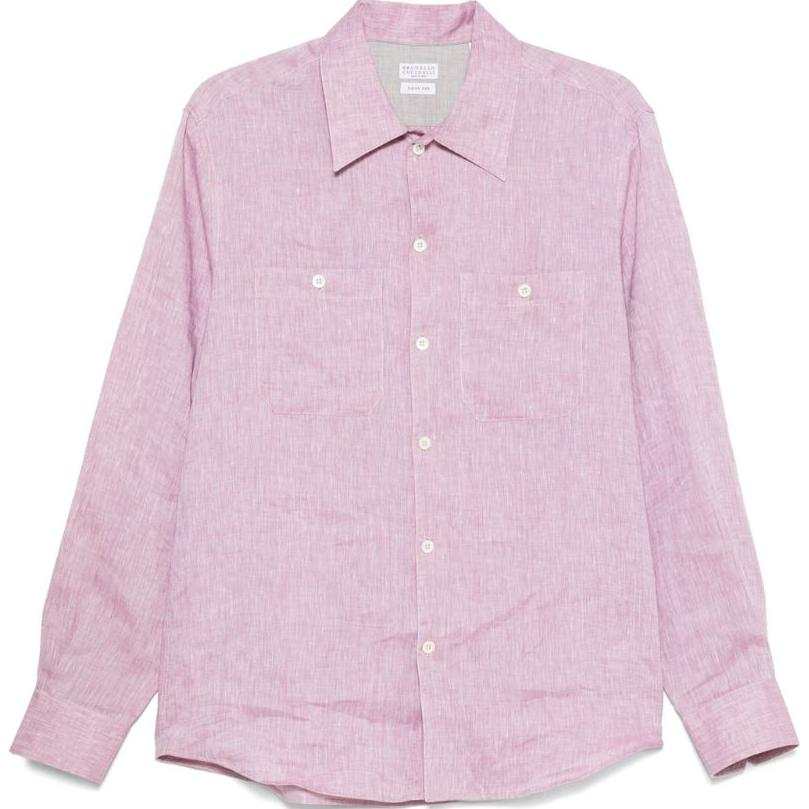 Brunello Cucinelli Brunello Cucinelli Slub texture Shirt