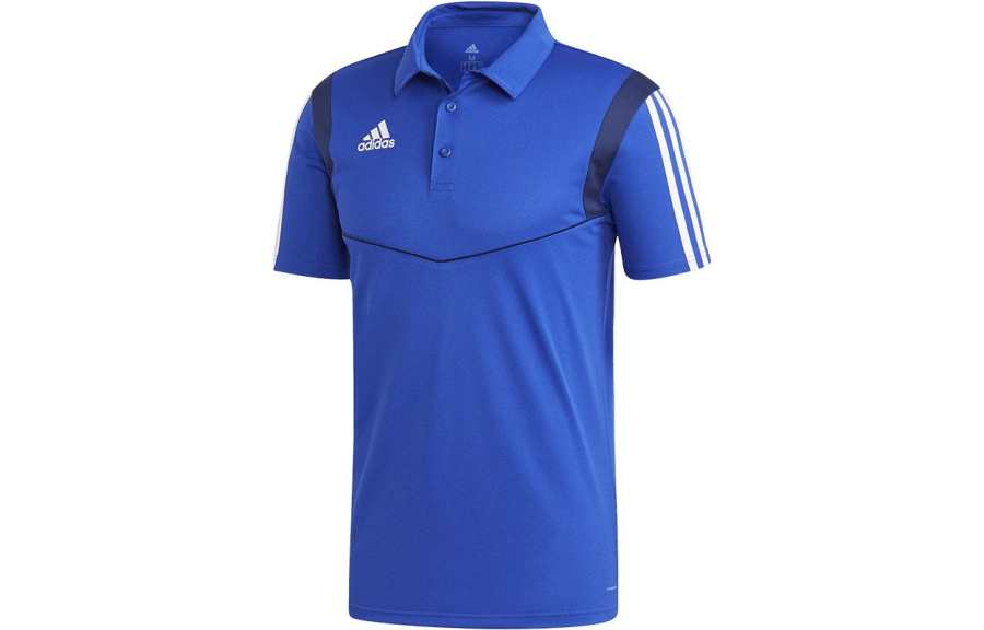 Adidas Adidas Polo Shirts Men's Blue Polo Collar Moderate Straight Fit