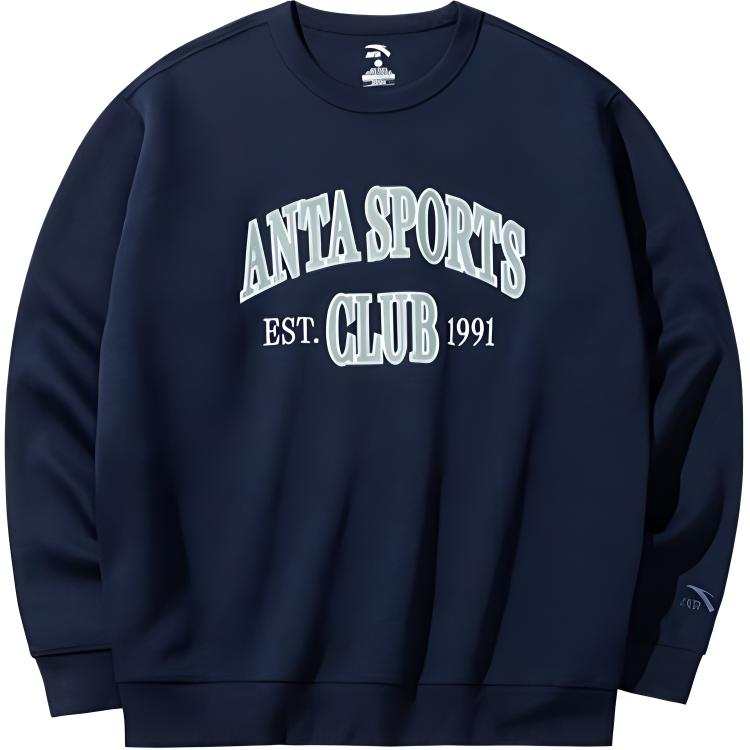 Anta Lifestyle Collection Sports Lifestyle Collection Sweatshirt Men's Midnight Black