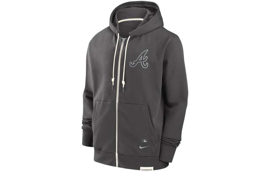 Nike Nike MLB Collaboration Atlanta Braves Travel Player Sweatshirt Atlanta Braves Men's Gray
