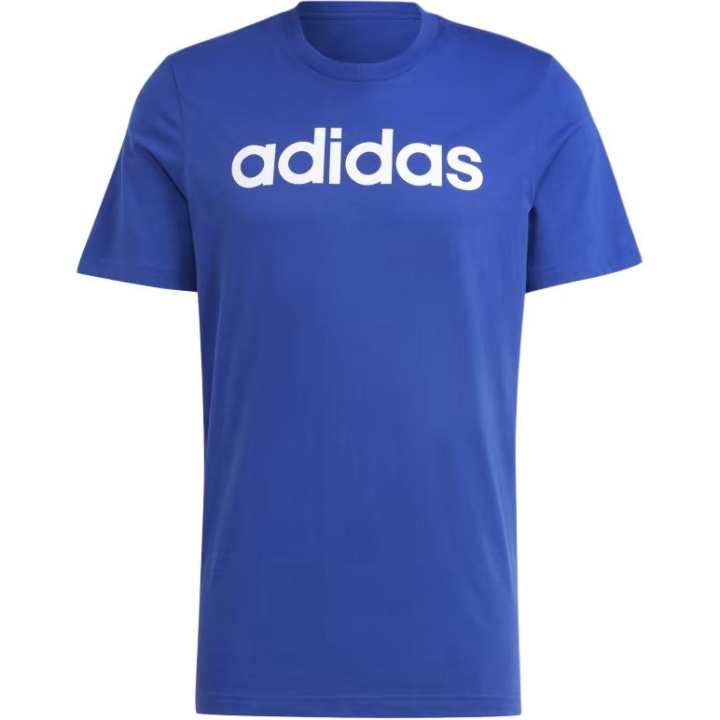 Adidas Adidas Essential T Shirt Men's Semi Transparent Blue