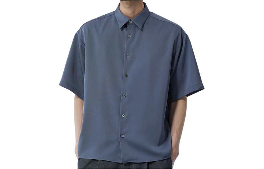 UNITED TOKYO SS24 Shirt Men's Blue Gray