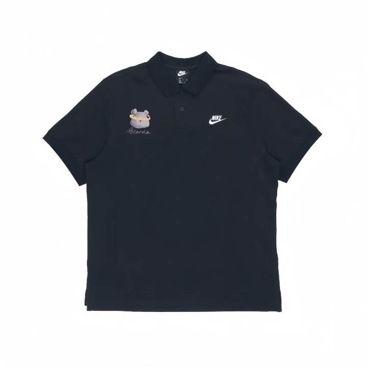 Nike Nike Polo Shirts Unisex Black Polo Collar Moderate