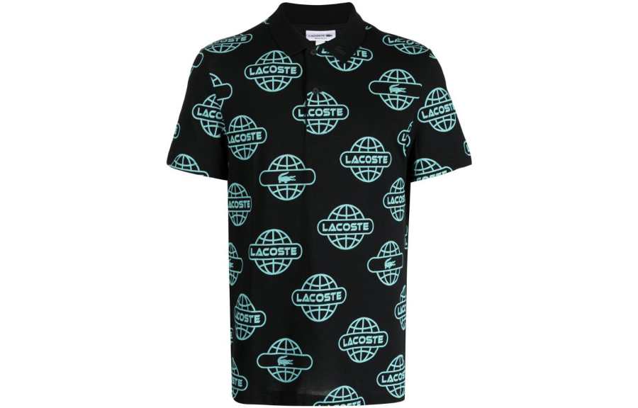 LACOSTE Logo print Piqué Polo Shirt