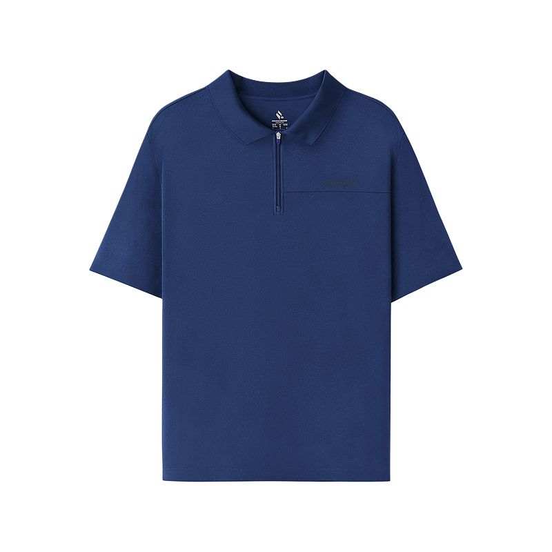 Skechers Polo Shirt Men's Medieval Blue